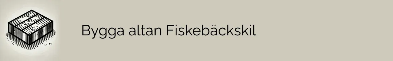 Bygga altan Fiskebäckskil